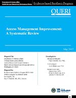 Access Management Improvement: A Systematic Review