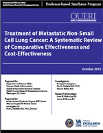 Treatment of Metastatic Non-Small Cell Lung Cancer: A Systematic Review of Comparative Effectiveness and Cost-Effectiveness (October 2012)