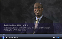 Said Ibrahim, MD., M.P.H., discusses healthcare equity research and its impact on improving care for Veterans.