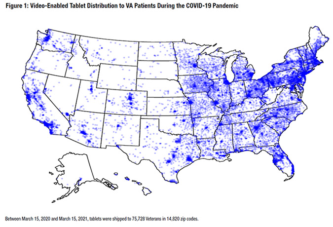 Figure 1: Video-Enabled Tablet Distribution to VA Patients During the COVID-19 Pandemic
