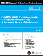 Fecal Microbiota Transplantation for Clostridium difficile Infection: A Systematic Review of the Evidence (December 2012)