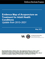 Evidence Map of Acupuncture as Treatment for Adult Health Conditions 
(Update from 2013â€“2021) 