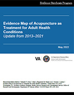 Evidence Map of Acupuncture as Treatment for Adult Health Conditions 
(Update from 2013â€“2021) 