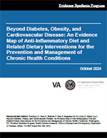 Beyond Diabetes, Obesity, and Cardiovascular Disease: An Evidence Map of Anti-Inflammatory Diet and Related Dietary Interventions for the Prevention and Management of Chronic Health Conditions