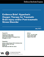 Evidence Brief: Hyperbaric Oxygen Therapy for Traumatic Brain Injury and/or Post-traumatic Stress Disorder   
 