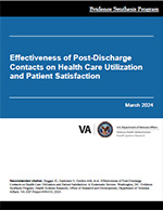  Effectiveness of Post-Discharge 
Contacts on Health Care Utilization 
and Patient Satisfaction: A Systematic Review 