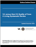 VA versus Non-VA Quality of Care: A Systematic Review