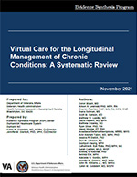 Virtual Care for the Longitudinal Management of Chronic Conditions: A Systematic Review 