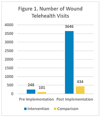 Figure 1 Telewound Visits