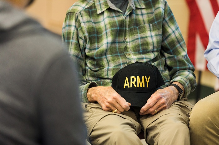 senior army male Veteran