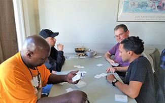 Veterans with cards