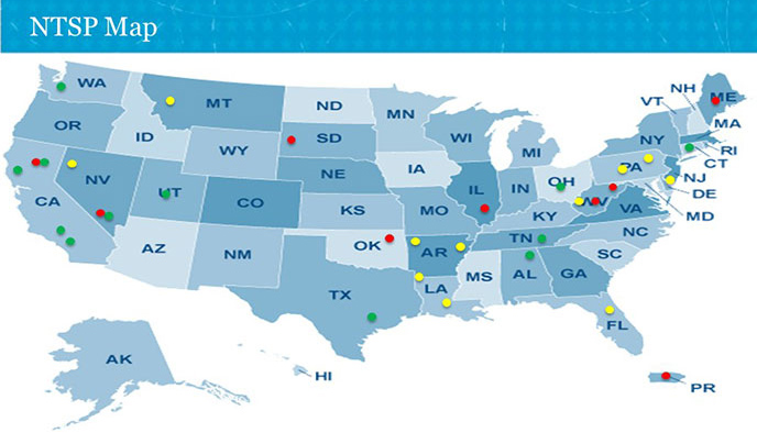 NTSP Map